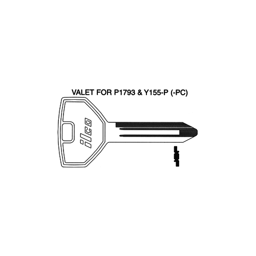 Chrysler Valet Key Blank 322140 - pack of 10