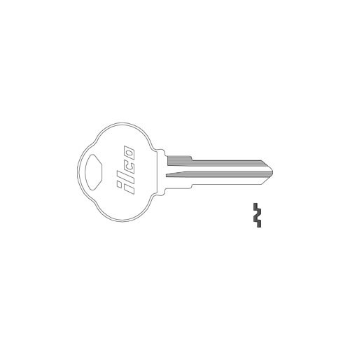 Ilco Unican Corporation 1573F Club Key Blank CB6 CLB6