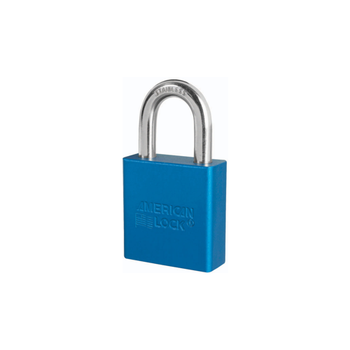 Padlock 1-1/8" Shackle Blue Zero-Bitted