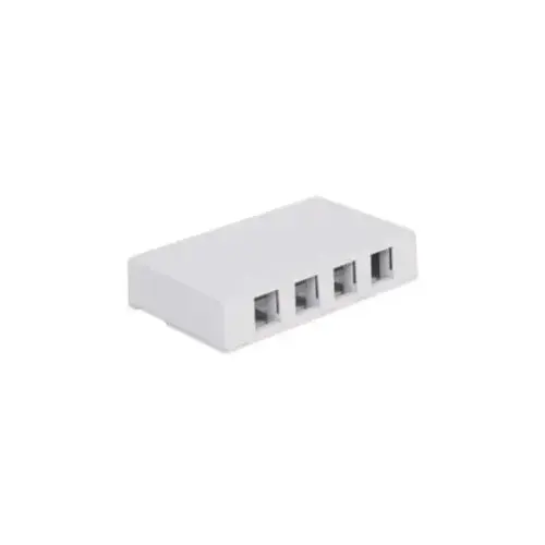 Surface Mount Boxes 4 Keystone - White