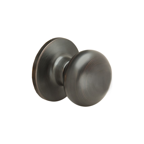 Interior Trim Knob - Sinclair, Single Cylinder Deadbolt, RC Adjustable Backset 2-3/8" - 2-3/4", Grade 3, Oil Rubbed Bronze 613/US10BP