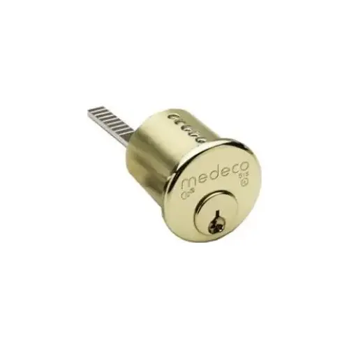 Biaxial Rim Cylinder 6-Pin, G3 Keyway, Pinned with 2 Keys, Satin Chrome 26