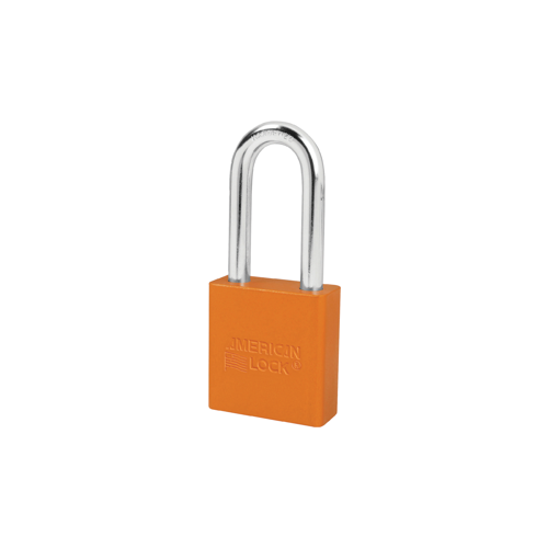 Padlock 2" Shackle Aluminum Orange