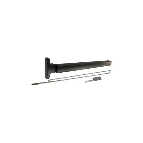 Falcon Lock 1692NL-OP-DC13-36X84 Narrow Stile (CVR) Concealed Vertical Rod Exit Device, Includes Mortise Cylinder Trim Kit for Nightlatch or Hold Back Function, 36" x 84", Dark Bronze
