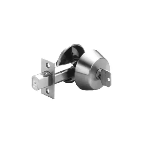 Double Cylinder Deadbolt, Marks C Keyway, 6 Pin, Keyed Different, 2-3/4" Backset, Grade 1, Stainless Steel US32D/630