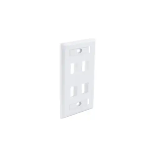 Wavenet FPW4PWH-S Faceplate 4 Keystone (EA) - White