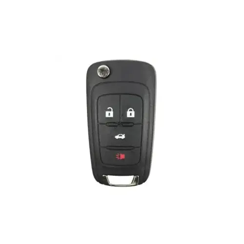 GM 4 Button Flip Key Shell and Blade