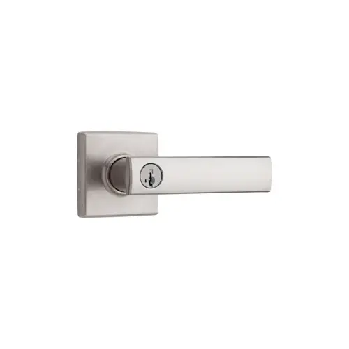 Vedani Entry Lever, KW1 SmartKey, Keyed Alike 3, 6-Way Adjustable Latch 2-3/8"-2-3/4" Backset, Grade 2, Satin Nickel US15/619