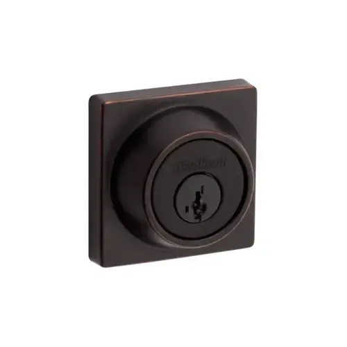 Single Cylinder Deadbolt, KW1 SmartKey, Keyed Alike 3, Radius Corner Adjustable Latch 2-3/8"-2-3/4" Backset, Grade 3, Venetian Bronze 11P/716