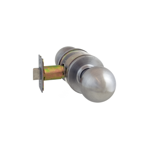 Arrow Lock RK01BD32D-2 3/8 BS Passage Ball Knob, 2-3/8" Backset, Grade 2, Stainless Steel US32D/630 Satin Chrome