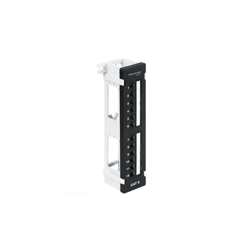 Wall Mount CAT6 12 Port Patch Panel