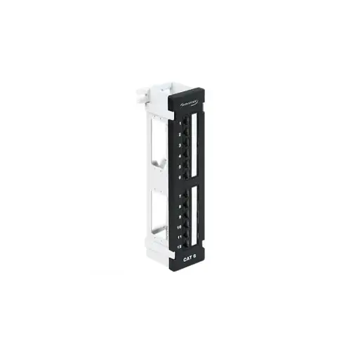 Wavenet 6EPP12V-S Wall Mount CAT6 12 Port Patch Panel
