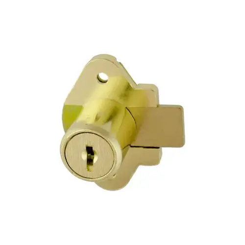 7/8" Disc Door Lock US4 Satin Brass