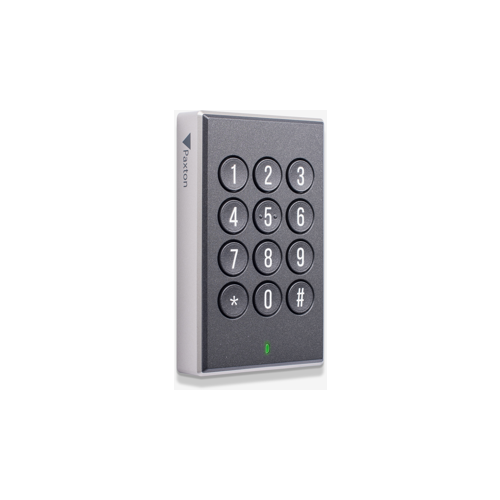 Paxton Access INC. 010-721-US Paxton10, Keypad Reader, Surface Mount, 12 Key, Multi-Format, Bluetooth, 125khz, 13.56 MHz, 2.4GHz, Piezo Buzzer, IK09, IP67, UL, FCC