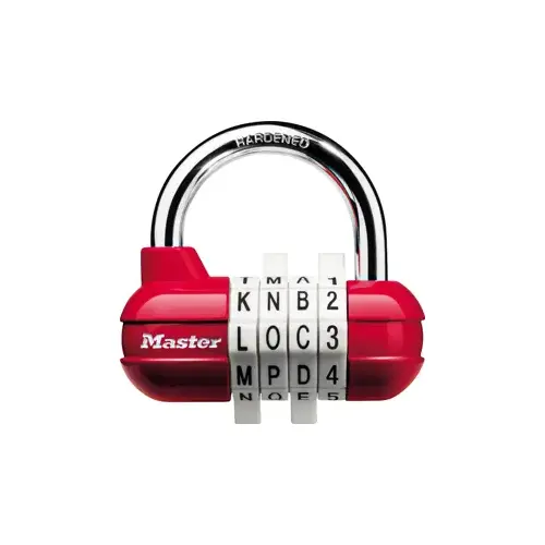 Carded Padlock Combo Word Dial Assorted