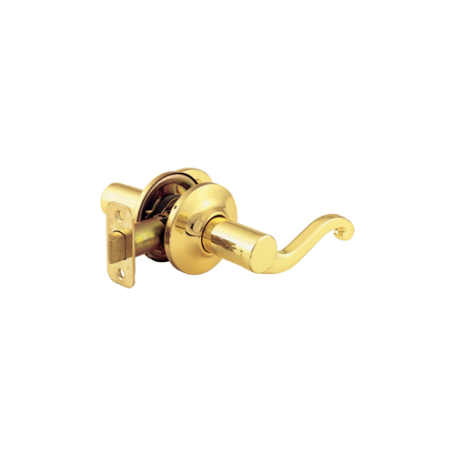 Interior Trim Lever - Savannah, Single Cylinder Deadbolt, Left-Handed, RC Adjustable Backset 2-3/8" - 2-3/4", Grade 3, Polished Brass 605/US3