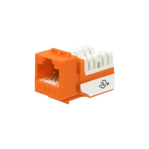 Wavenet 6EKSJOR CAT6 Keystone Jack (EA) - Orange