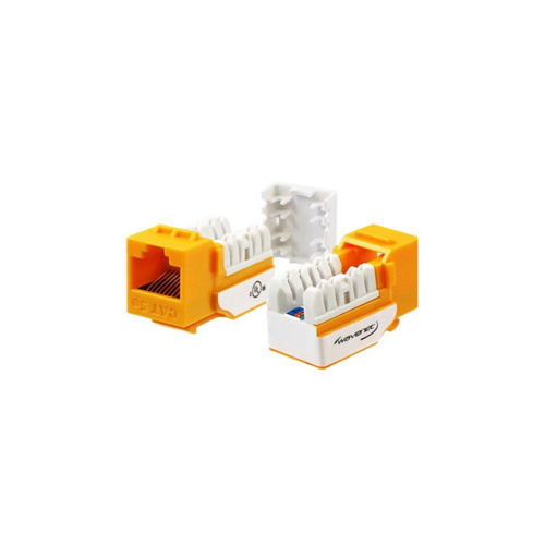 CAT5E Keystone Jack (EA) - Yellow