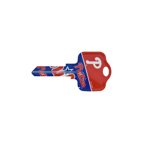 Ilco Unican Corporation KW1-MLB-PHILLIES Team Key MLB Philadelphia Phillies Painted