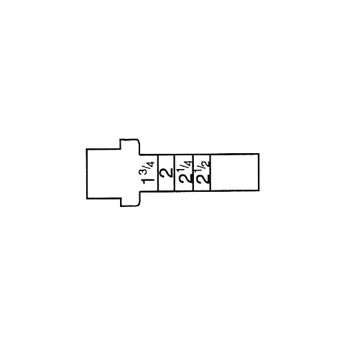 Medeco Security Locks CT-Y90 T Turn Tailpiece