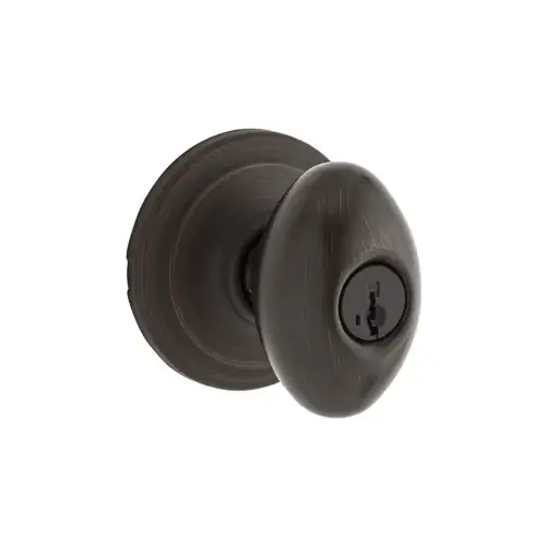 Laurel Entry Knob, KW1 SmartKey, Keyed Alike 3, 6-Way Adjustable Latch 2-3/8"-2-3/4" Backset, Grade 2, Venetian Bronze 11P/716