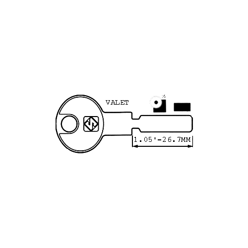 Ilco Unican Corporation HU63ISO BMW Key Blanks High Security