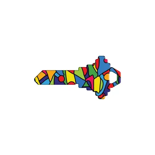 Happy Keys Colored Glass - pack of 50