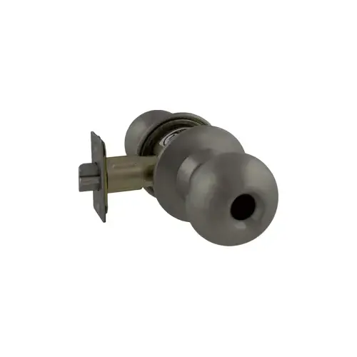 Storeroom Knob, G3-Less Conventional Cylinder, 2-3/8" Backset, T-Strike, Grade 2, Stainless Steel US32D/630