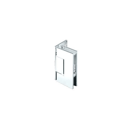 Satin Chrome Junior Geneva 044 Series Wall Mount Offset Back Plate Hinge