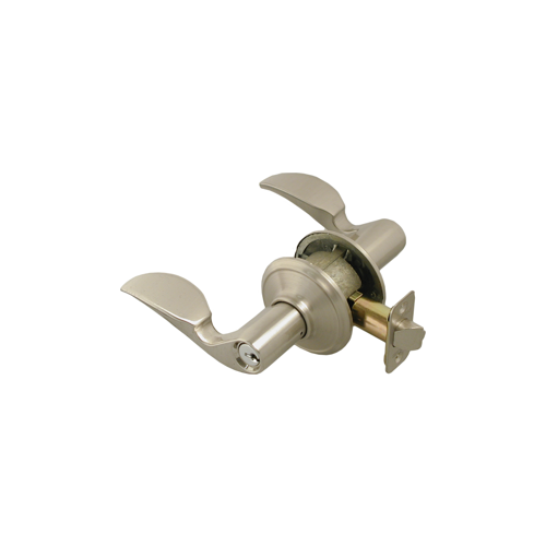 Entry Avanti Lever Grade 2 KA4, Triple Option Adjustable Backset, C Keyway, Satin Nickel 619