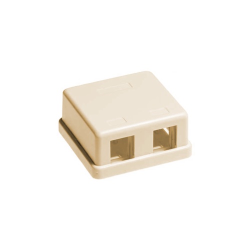 Surface Mount Boxes 2 Keystone - Ivory