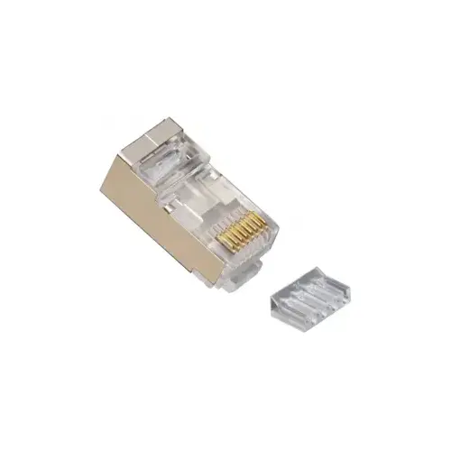 Platinum Tools 106206J RJ45 Shielded Cat6 2 Piece Round Solid 1