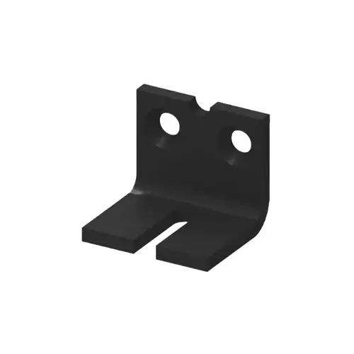 Cush Shoe Support Bracket, Fifth Screw Anchorage for Cush Arm, BLK/693 Gloss Black Powder Coat