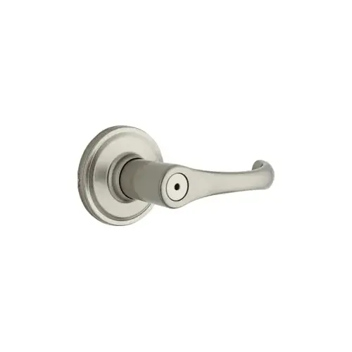 Weiser Lock GLA331A156LR1 Privacy, Aspen Lever, Non-Keyed, Medium Duty, Cylindrical Lock, 6-Way Adjustable Latch, Radius Corner Strike, UL, ADA, Grade 2, US15/619 Satin Nickel