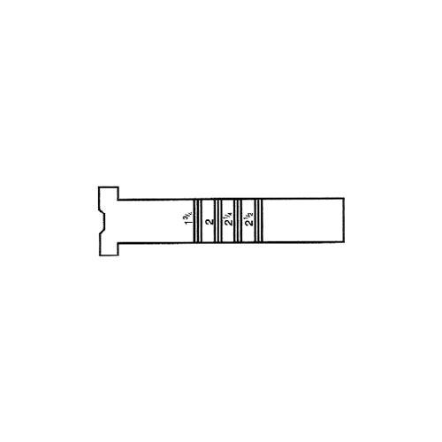 Medeco Security Locks CT-Y64 Tailpiece for IC Deadbolt