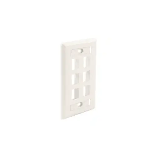 Wavenet FPW6PLA-S Faceplate 6 Keystone (EA) - Light Almond