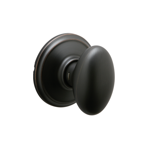 Keyless Inside of F60 Siena Knob, Triple Option Adjustable Backset, 716 Aged Bronze