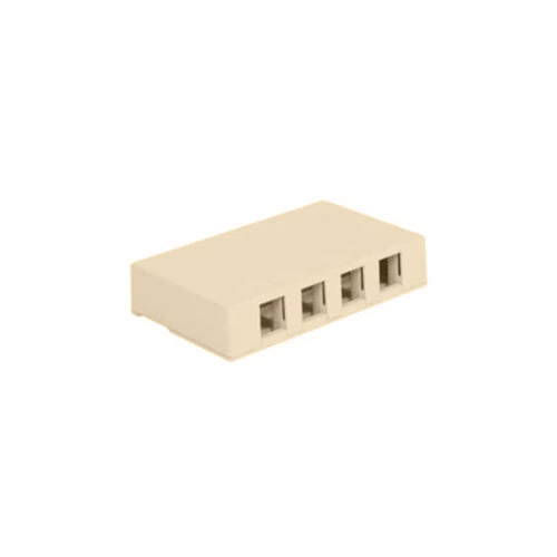 Surface Mount Boxes 4 Keystone - Ivory