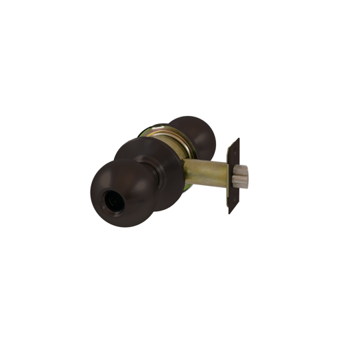 Arrow Lock MK11BD10B-LC-2 3/4 BS Entry Ball Knob, Less Cylinder, 2-3/4" Backset, Grade 2, Oil Rubbed Bronze US10B/613