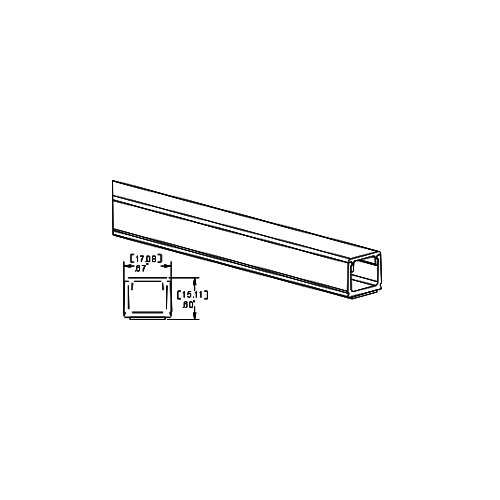 E-Z Duct 5/8" x 1/2" Raceway, 6ft Length, Bag of 6, Adhesive Backing and Mounting Holes, White