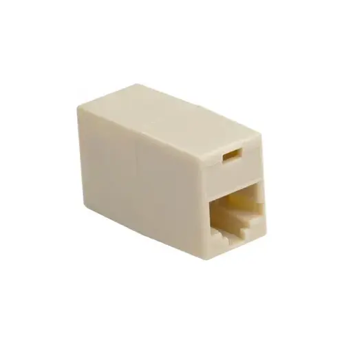 Platinum Tools 106211C Cat5e RJ45 In-Line Coupler 2 Piece Clamshell