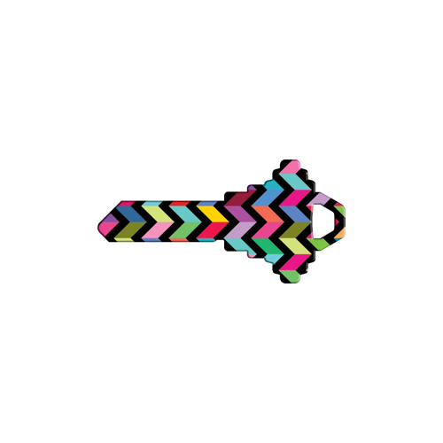 Happy Keys Chevron - pack of 5