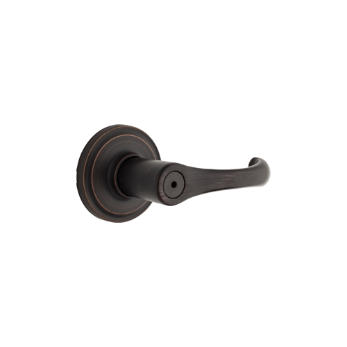 Weiser Lock GLA331A11P6LR1 Privacy, Aspen Lever, Non-Keyed, Medium Duty, Cylindrical Lock, 6-Way Adjustable Latch, Radius Corner Strike, UL, ADA, Grade 2, 11P/716 Venetian Bronze