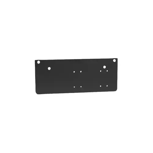 LCN 1450-18PA-BLK 1450 Series Drop Plate for Parallel Arm, BLK/693 Gloss Black Powder Coat