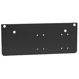 LCN 1450-18PA-BLK 1450 Series Drop Plate for Parallel Arm, BLK/693 Gloss Black Powder Coat