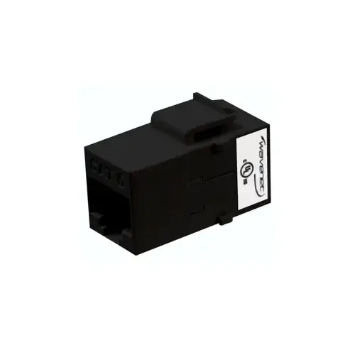 Wavenet 6KSCBK CAT6 Keystone Coupler (EA) - Black