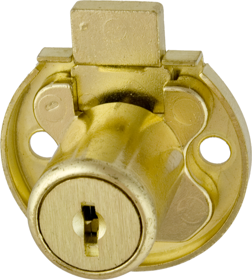 CCL Security Products 02068KACAT30-ISO 7/8" Disc Drawer Lock Round US4