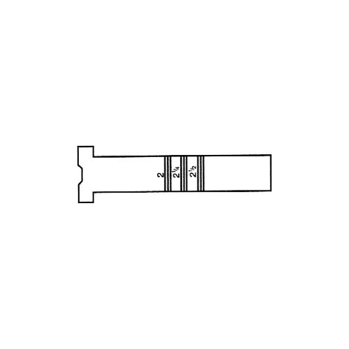 Tailpiece for Maxum Double Deadbolt 1.43" Long for Doors Over 1-3/4"