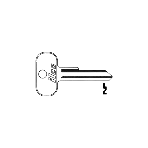 Ilco Unican Corporation H62DR-ISO British Leyland, Vauxhall Key Blanks