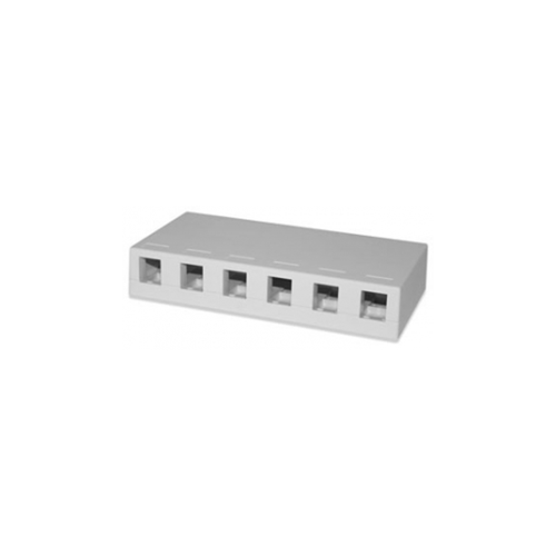 Surface Mount Boxes 6 Keystone - White